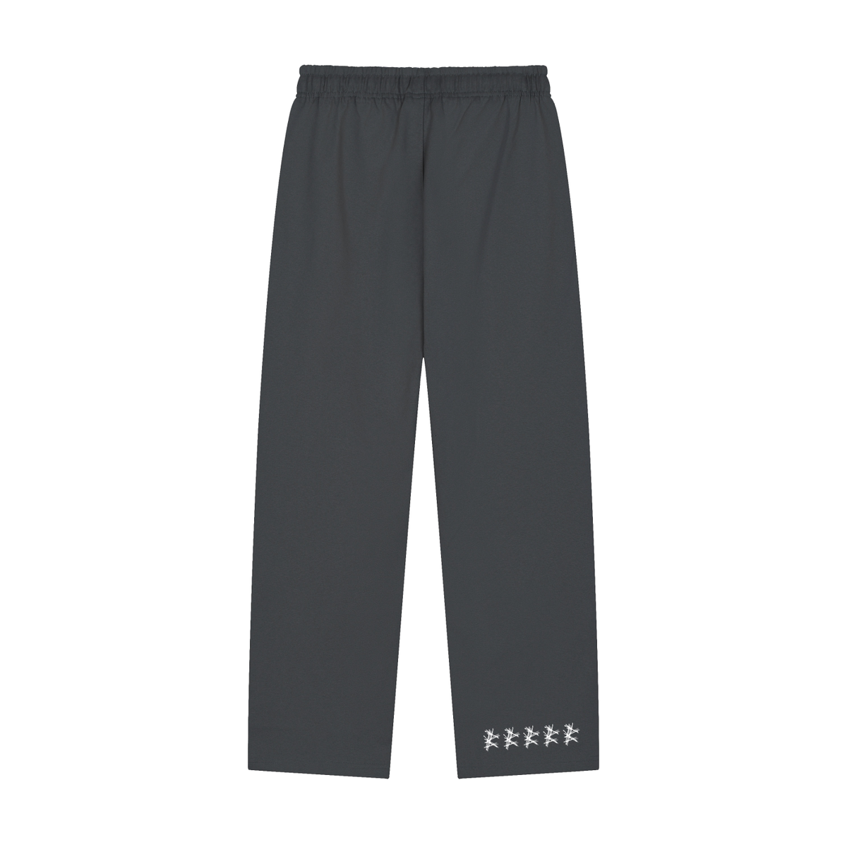Solid Color Straight-Leg Sweatpants