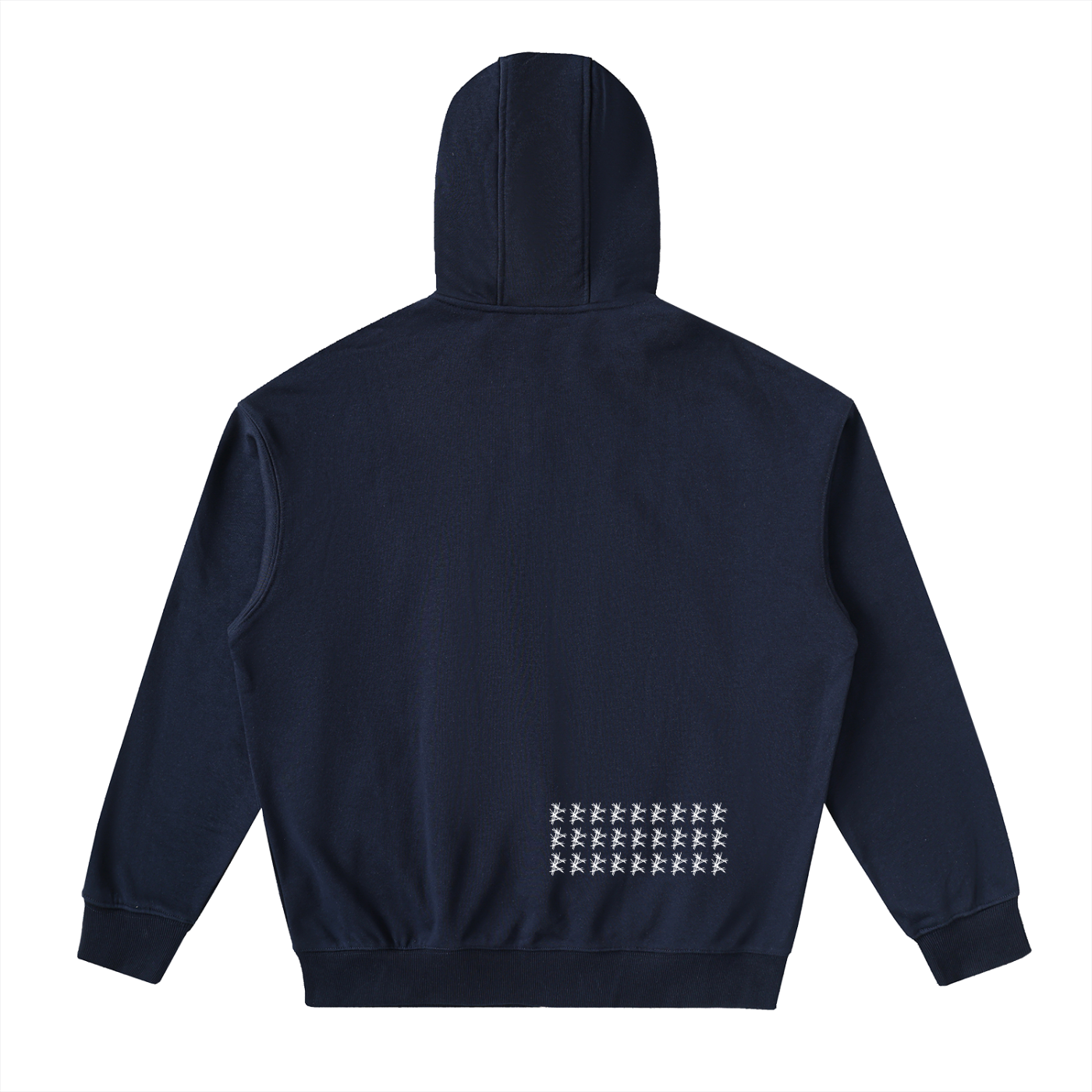 Drop-Shoulder Zip Up Hoodie