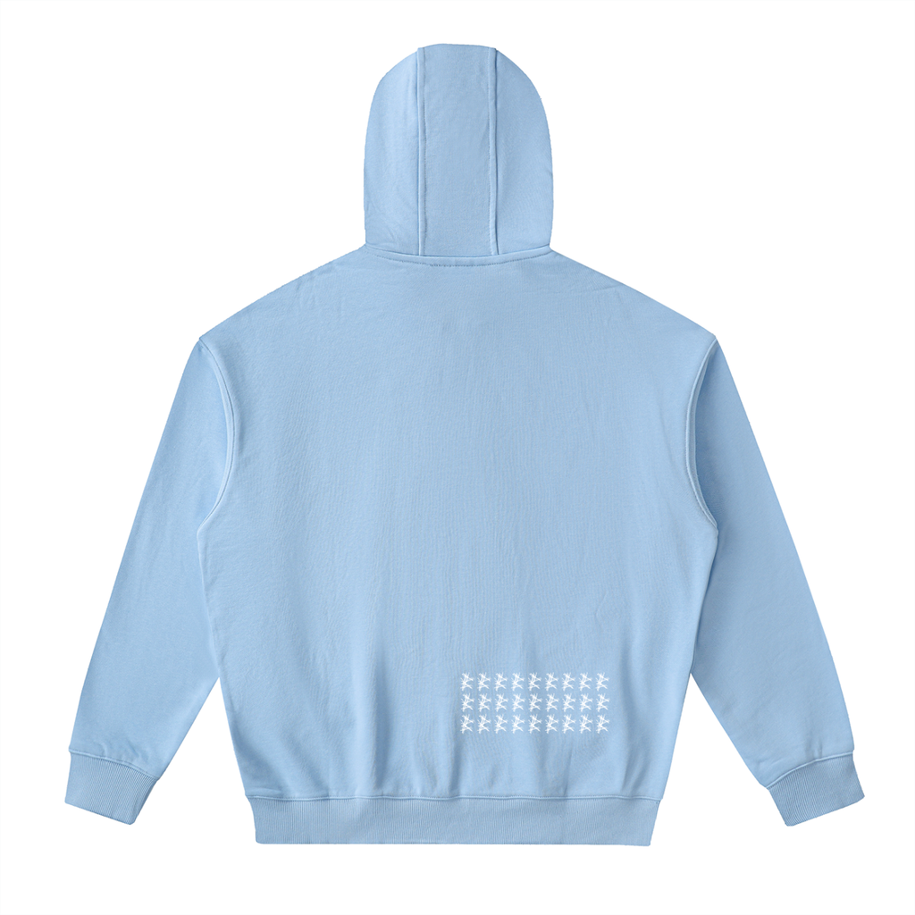 Drop-Shoulder Zip Up Hoodie