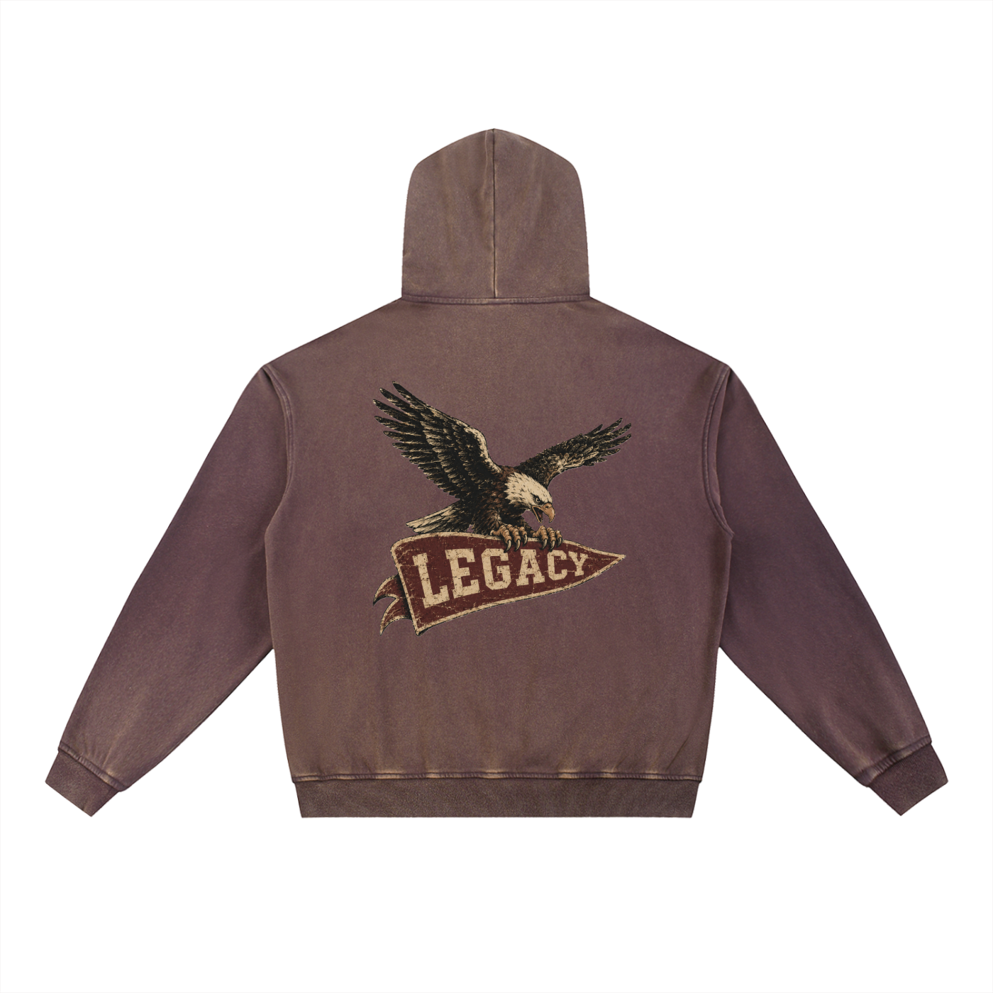 Legacy washed eagle hoodie