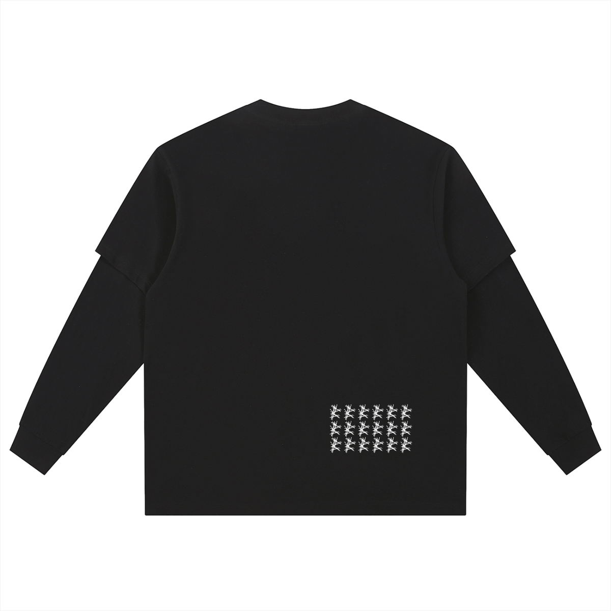 Layered Long Sleeve Oversized Tee