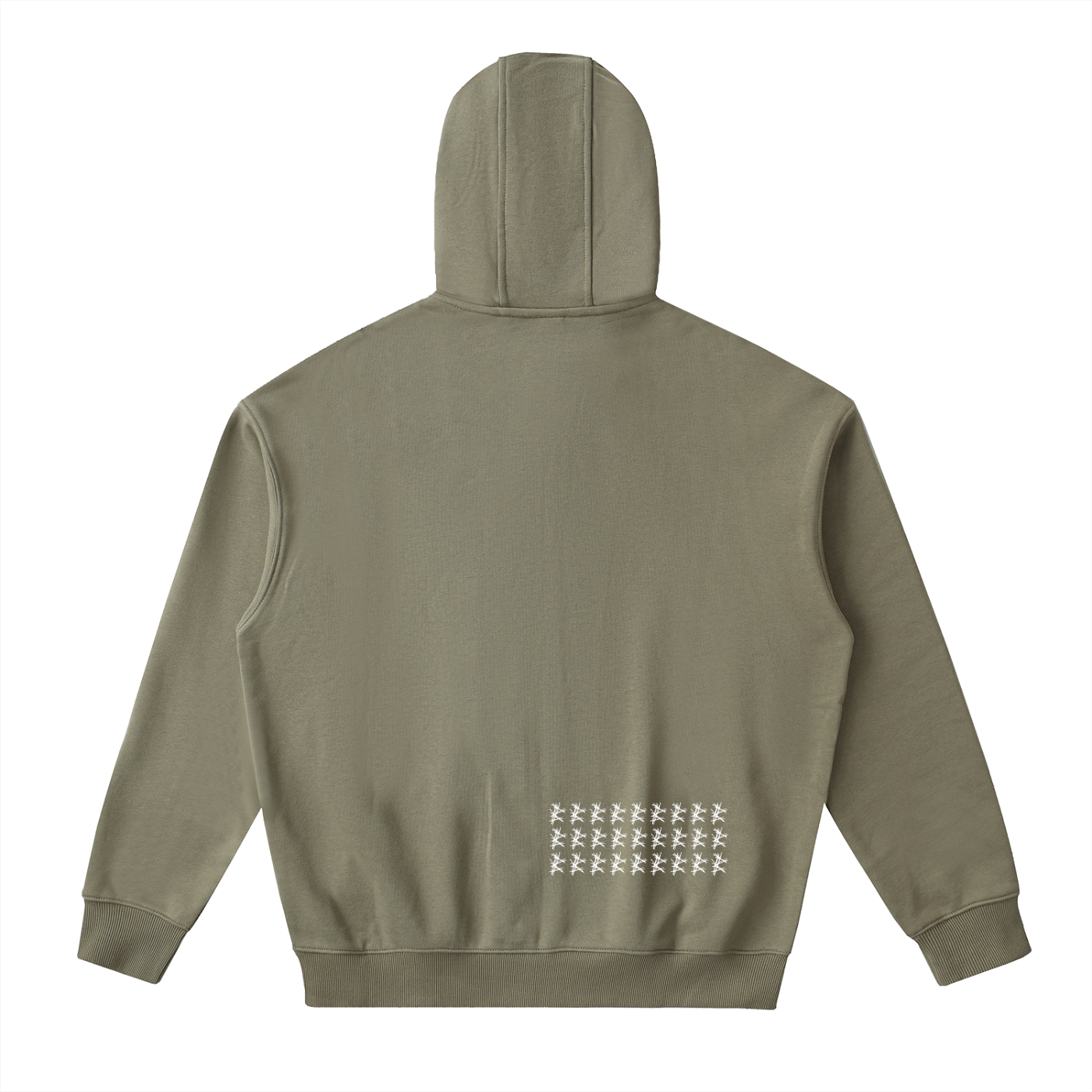 Drop-Shoulder Zip Up Hoodie