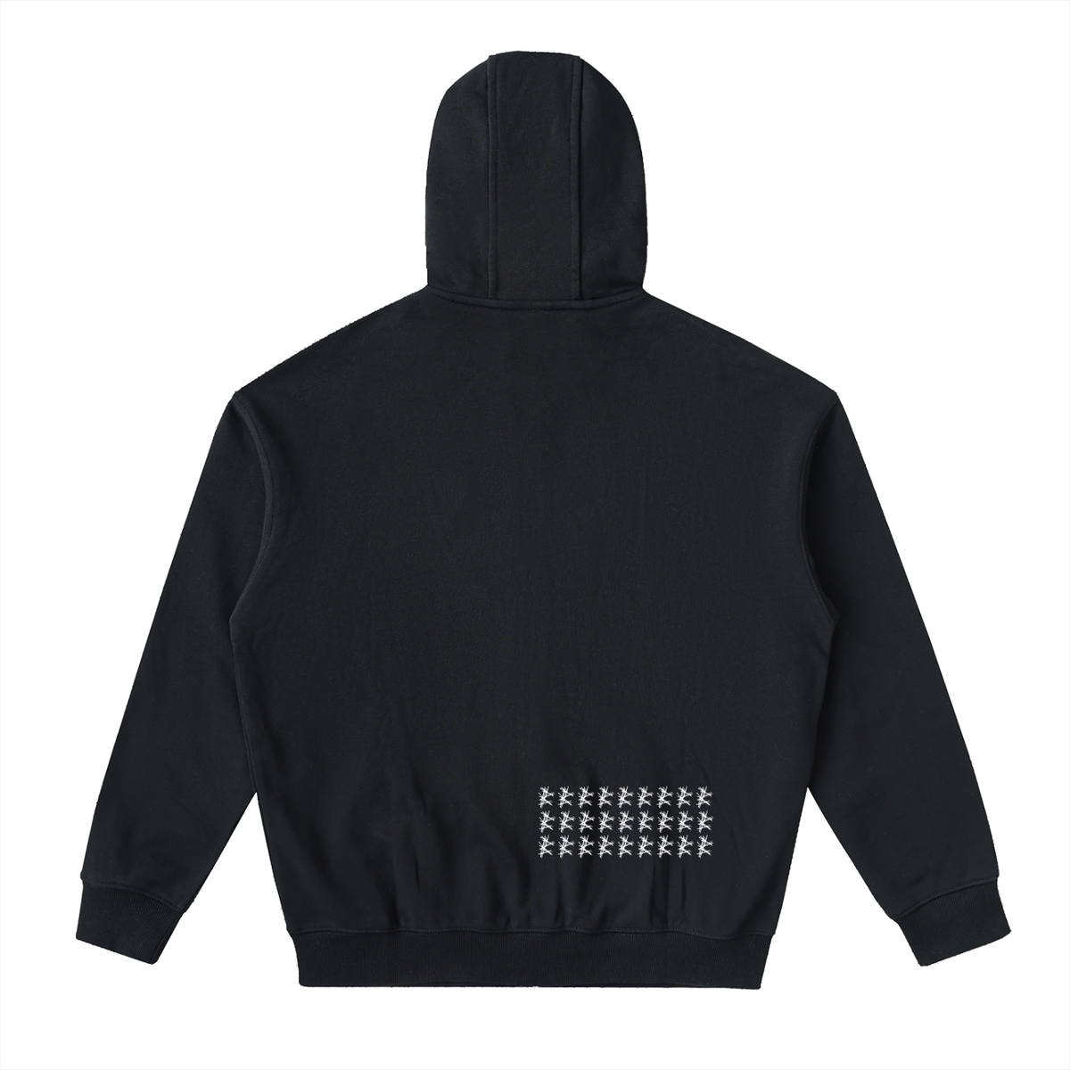 Drop-Shoulder Zip Up Hoodie