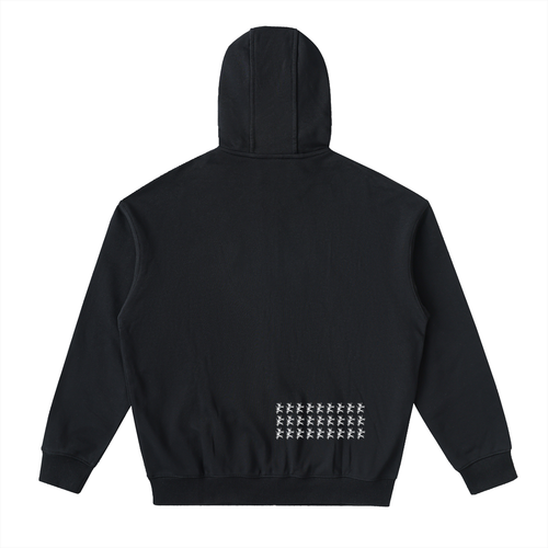 Drop-Shoulder Zip Up Hoodie