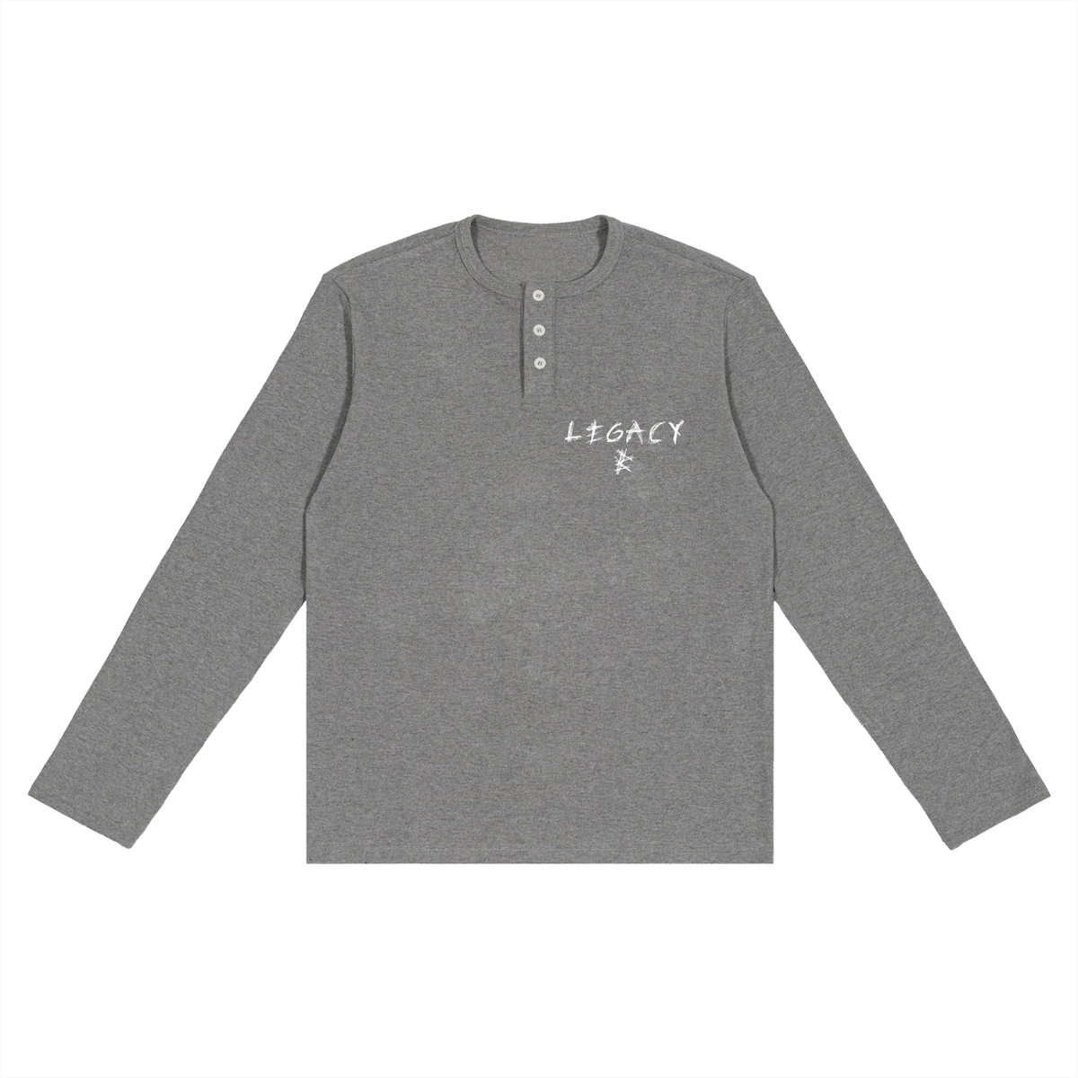 Long Sleeve Henley T-Shirt