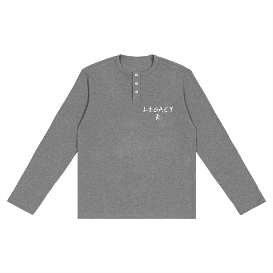 Long Sleeve Henley T-Shirt