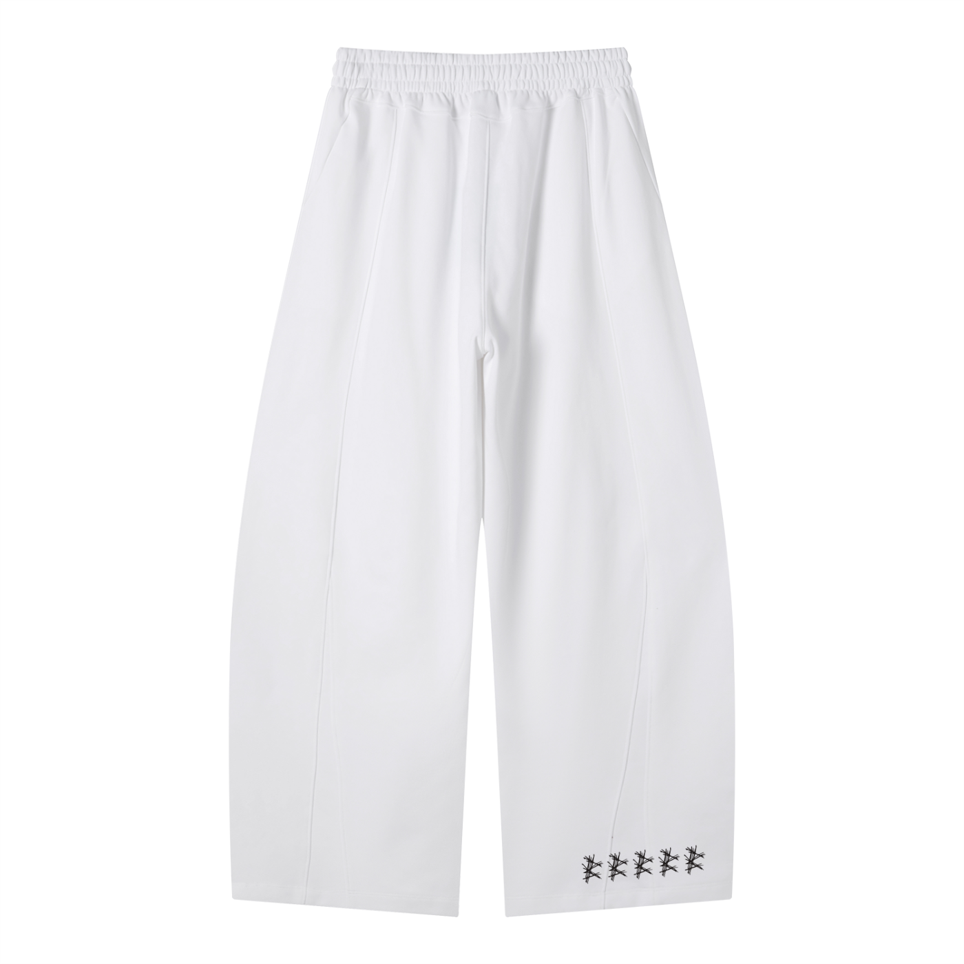 Heavyweight Wide Leg Panel Sweatpants