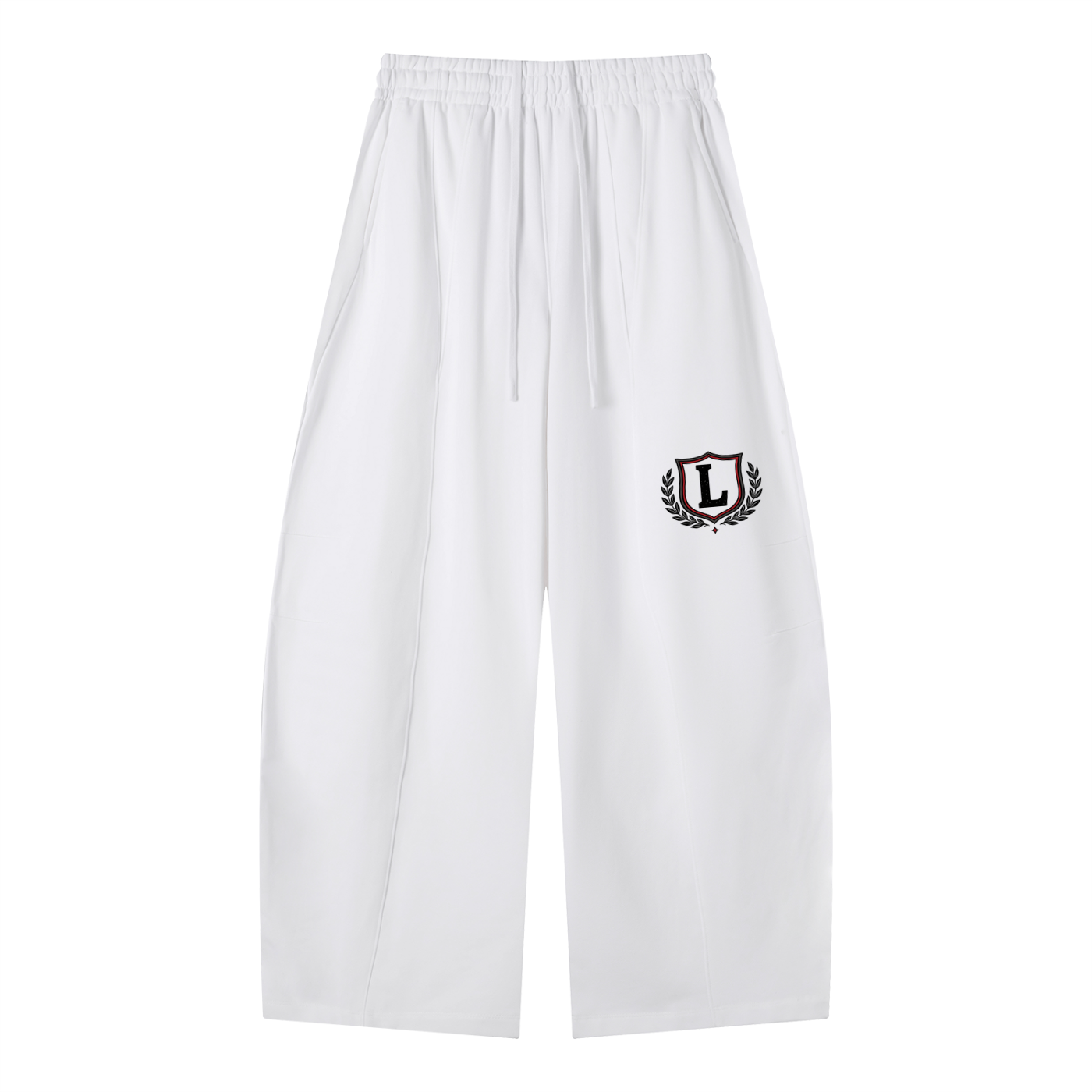 Heavyweight Wide Leg Panel Sweatpants
